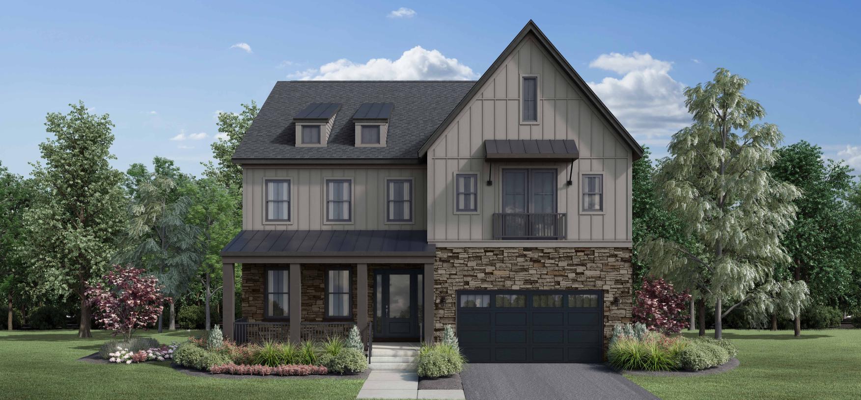 Elevation Image:Modern Farmhouse