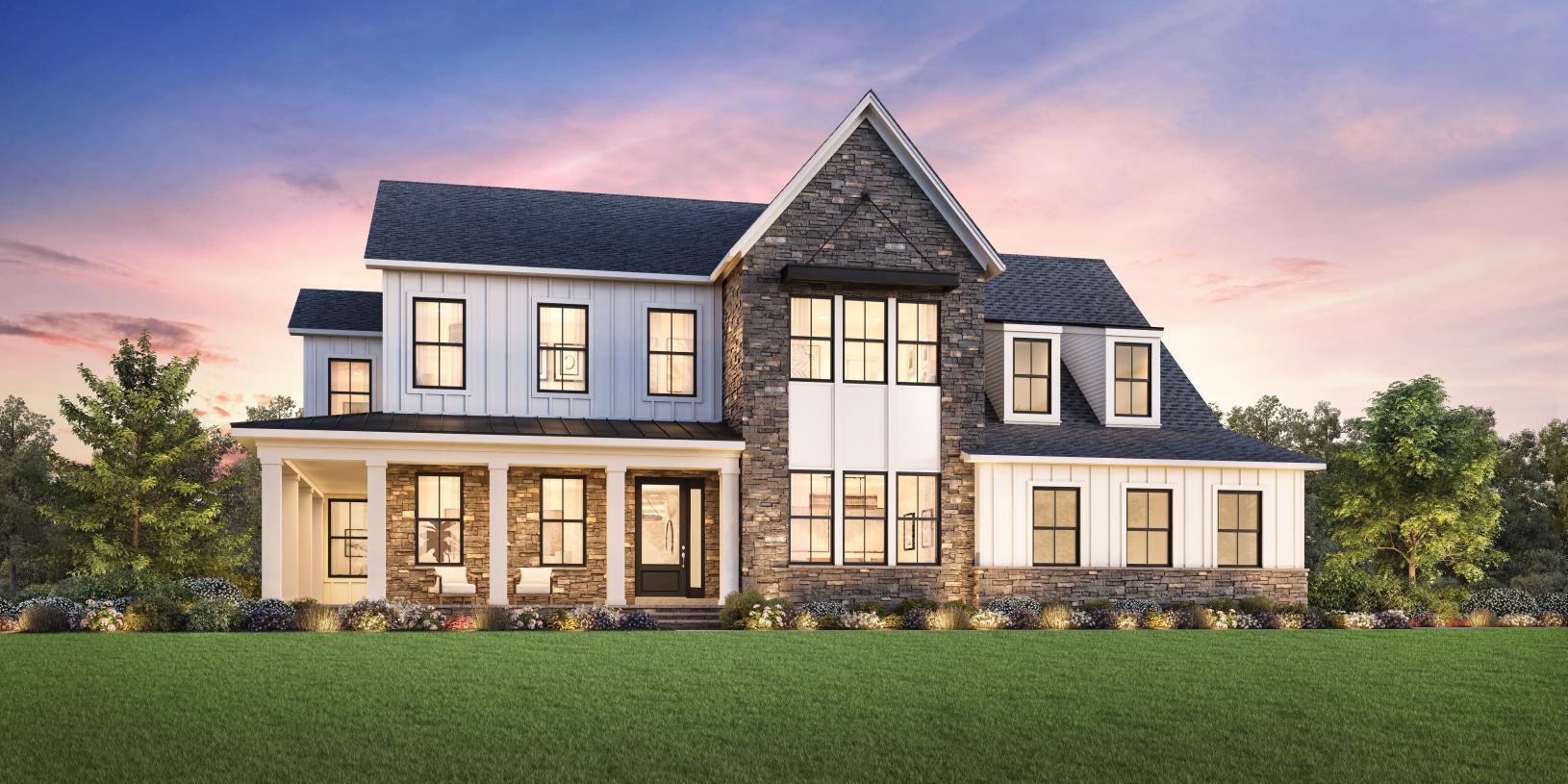 Elevation Image:Modern Farmhouse