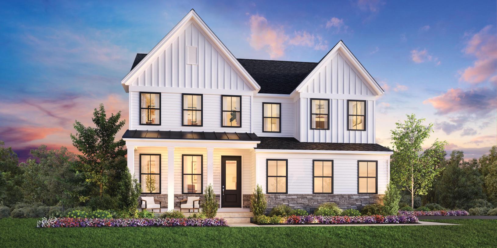 Elevation Image:Modern Farmhouse
