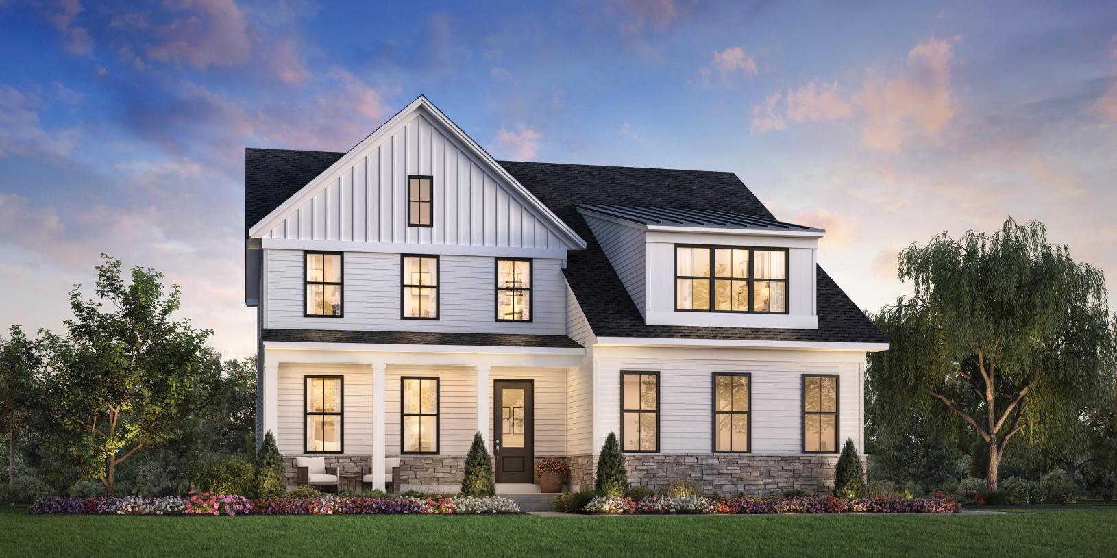 Elevation Image:Modern Farmhouse