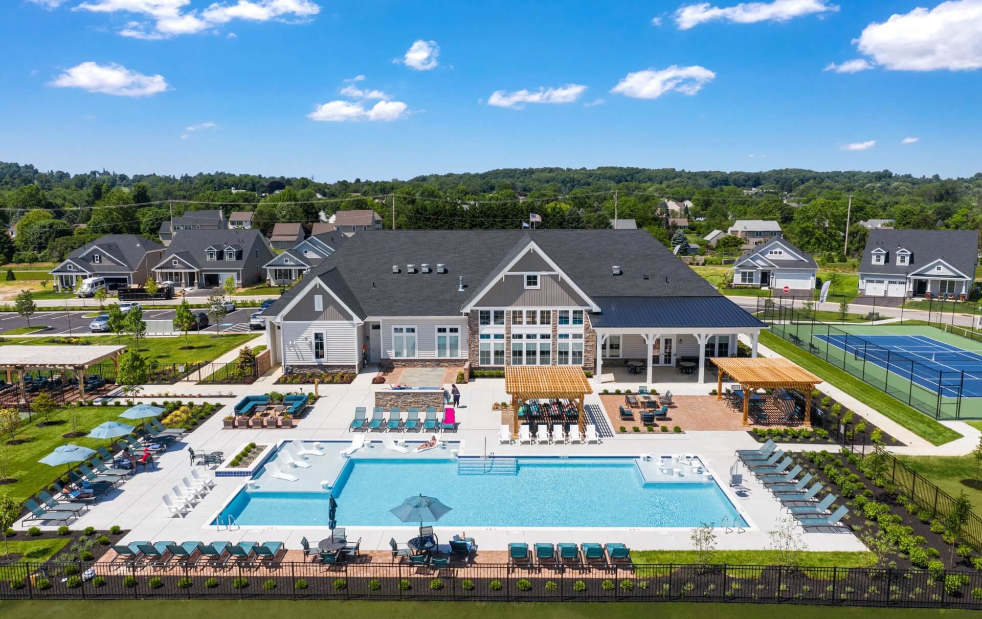 West Brandywine:Outdoor Heated Pool & Spa with Lounge Area