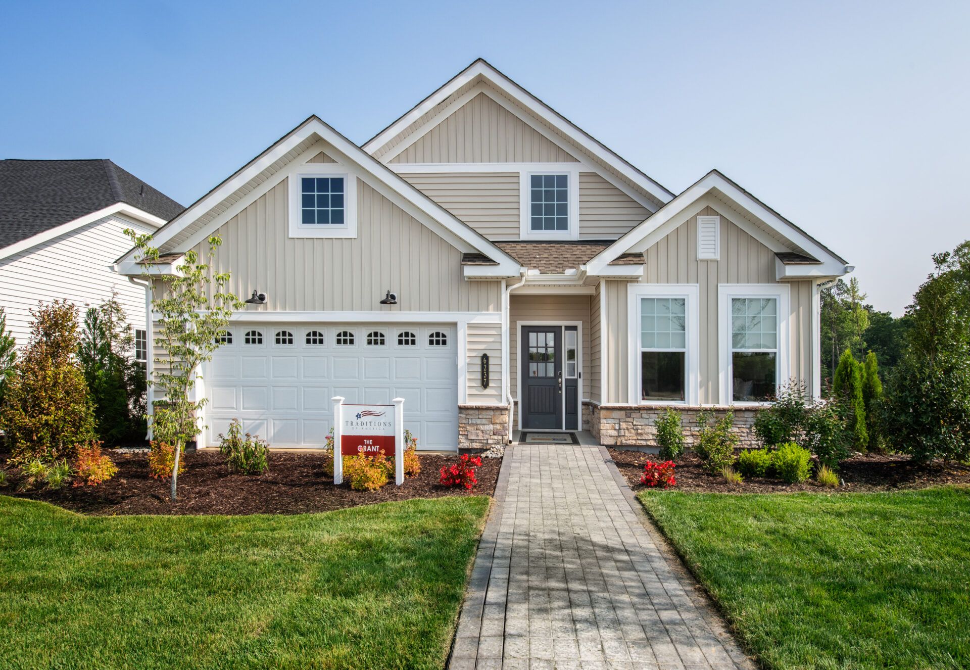 Traditions of America:The Grant Model Front Elevation