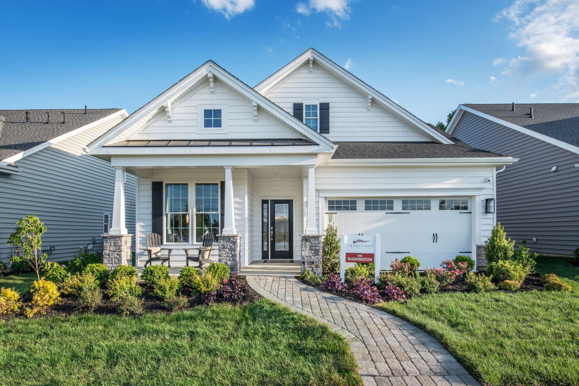 Traditions of America:The Washington Model Front Elevation