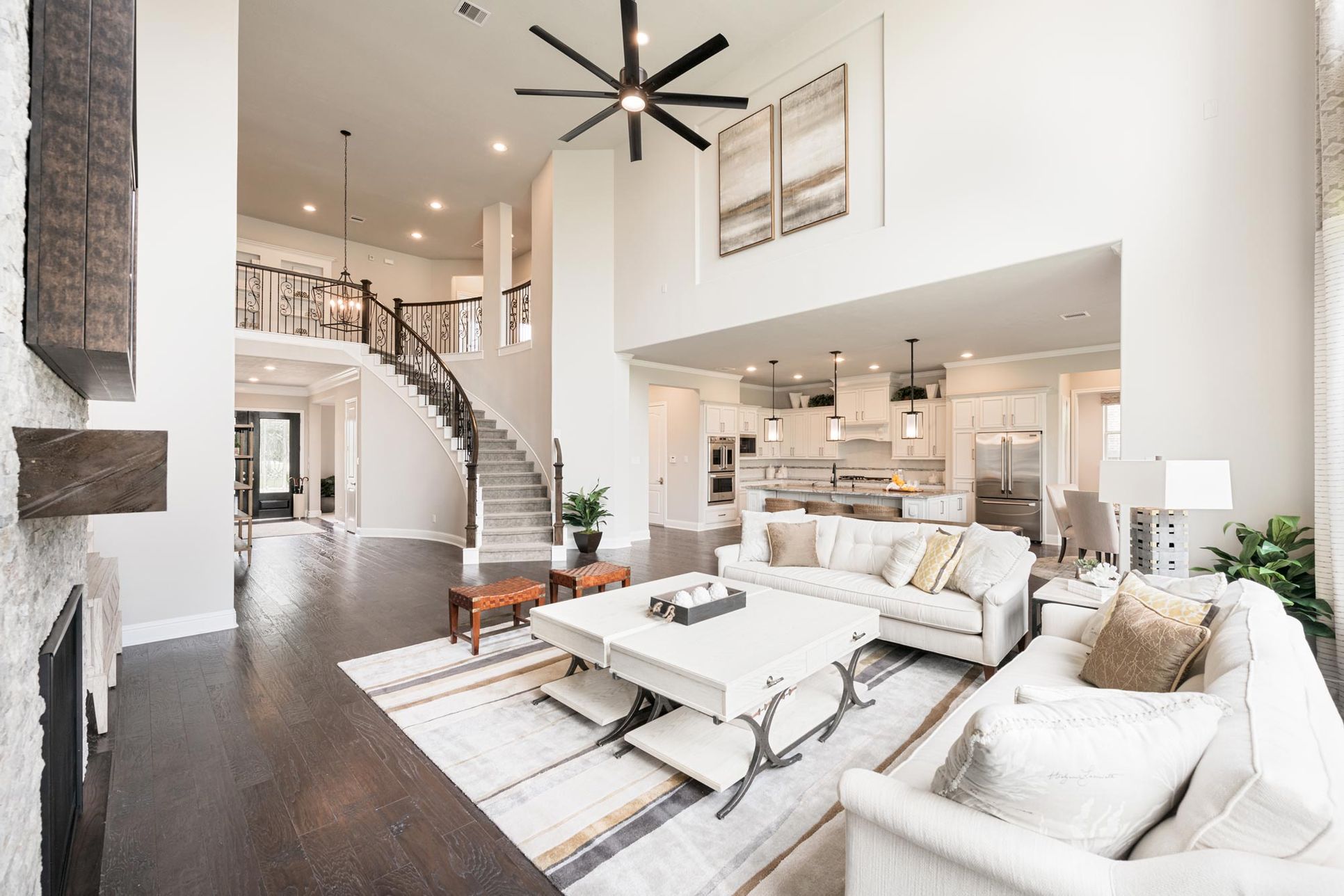 Sienna Model | Lucca U | Family Room &amp; Kitchen