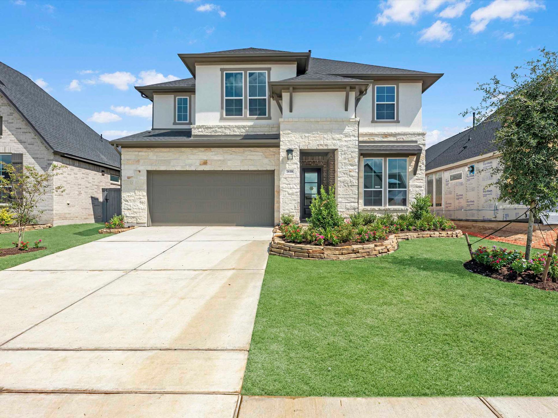 Jubilee 50':26318 Prairie Delight Place | Martin Plan | Elevation N