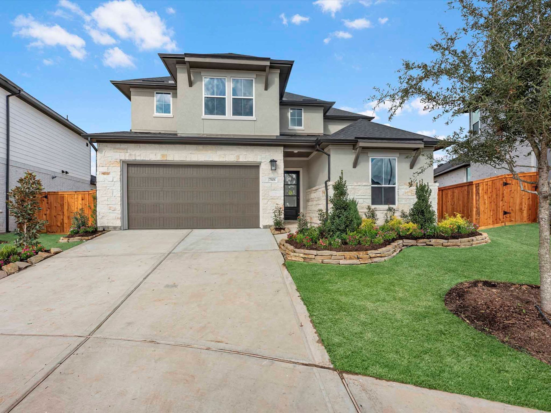 The Arbor at Pecan Ridge:Downy Plan | 7906 Antler Ridge Drive | Elevation C