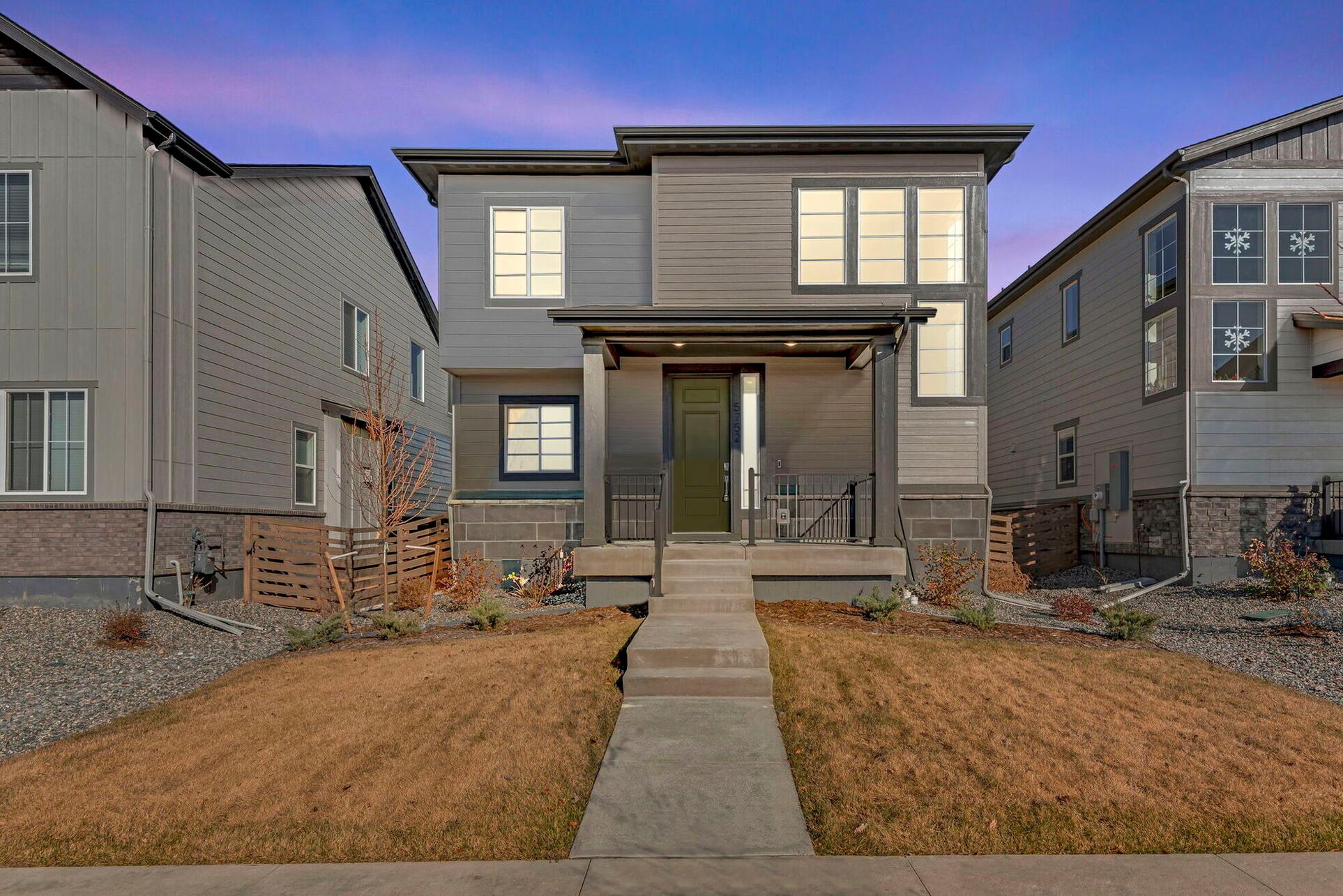 5752 N Jebel Way:Modern Prairie style exterior