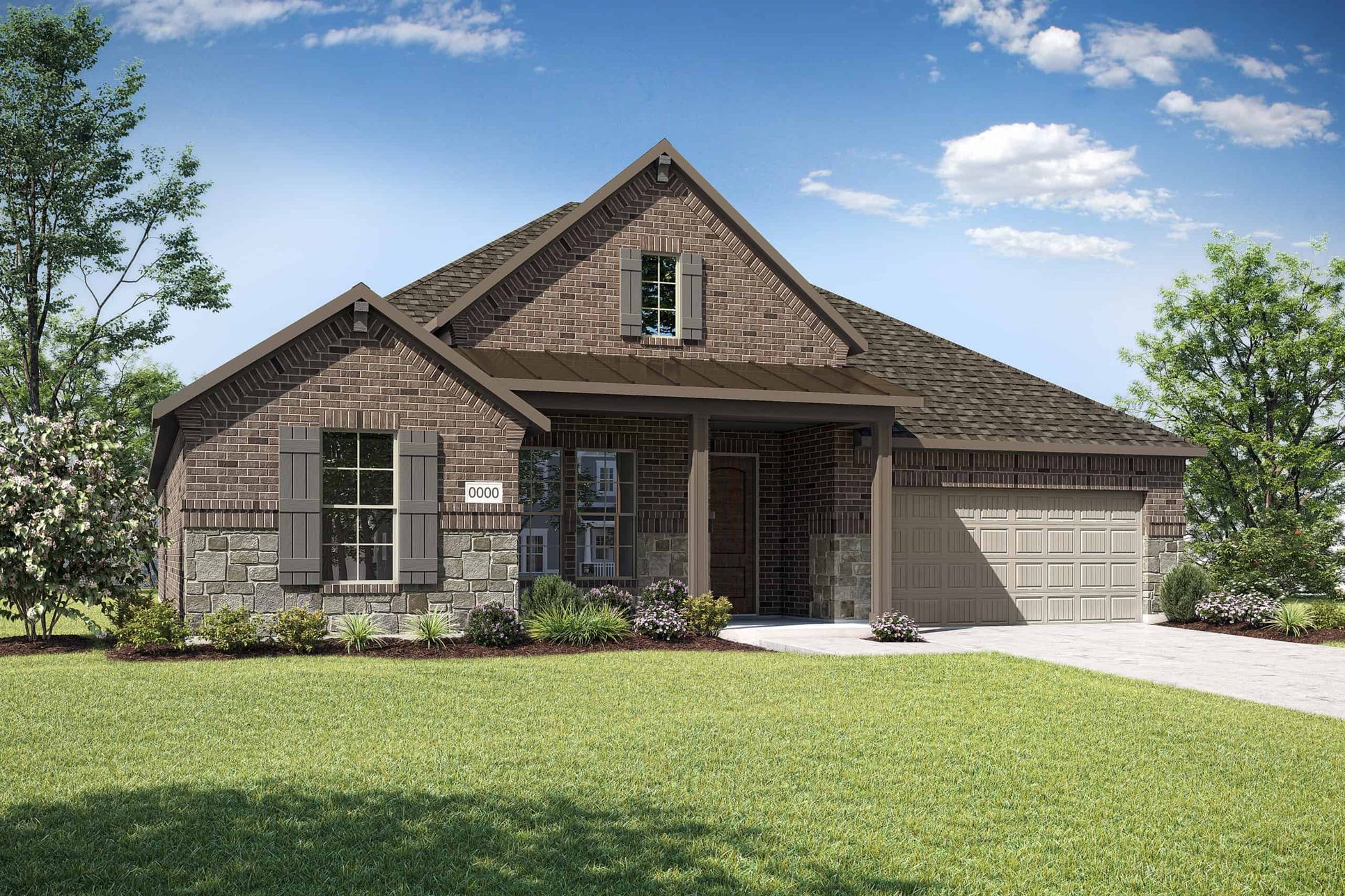 Elevation D:Exterior Style D