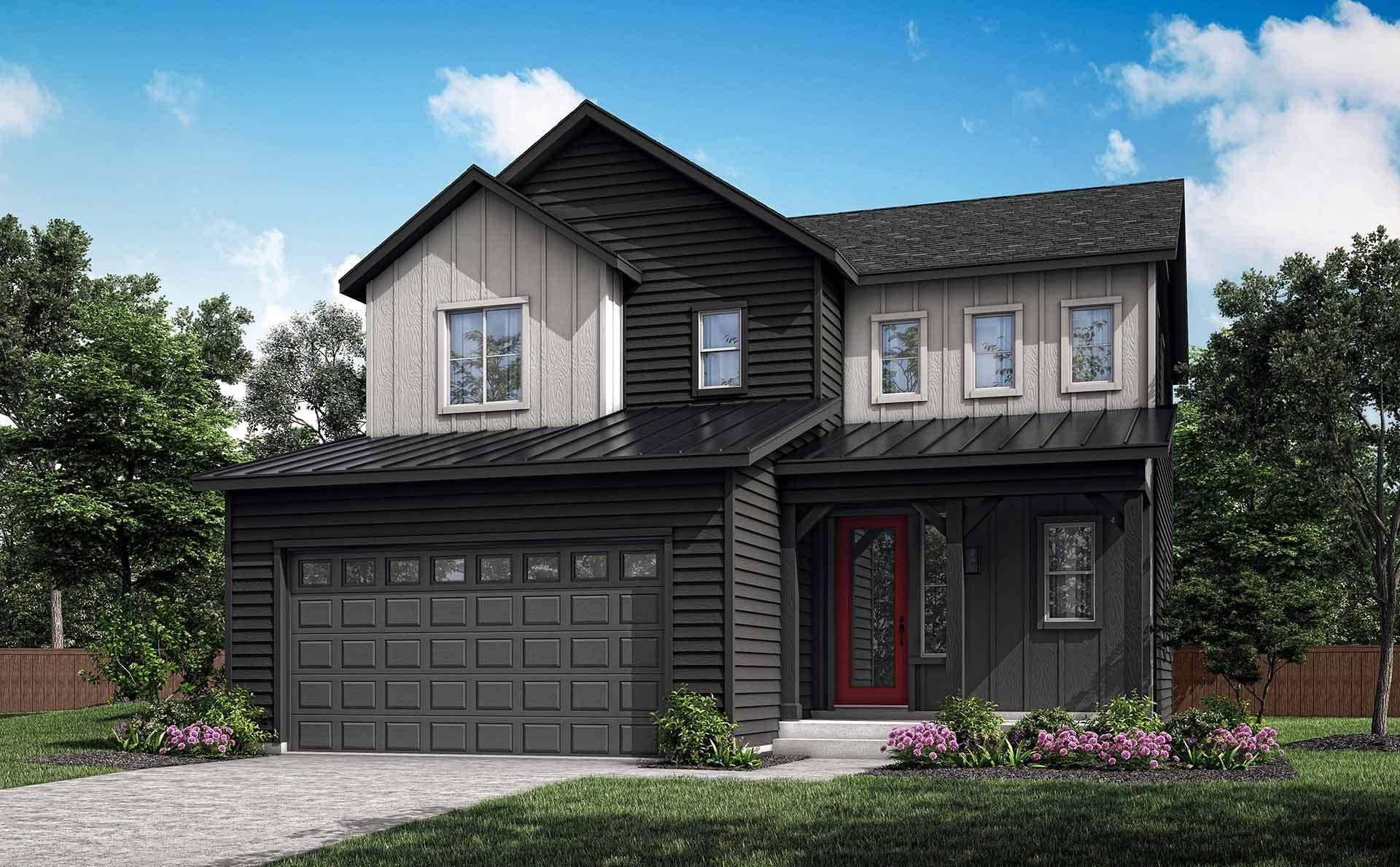 Plan 3507 A:Colorado Farmhouse Style Exterior