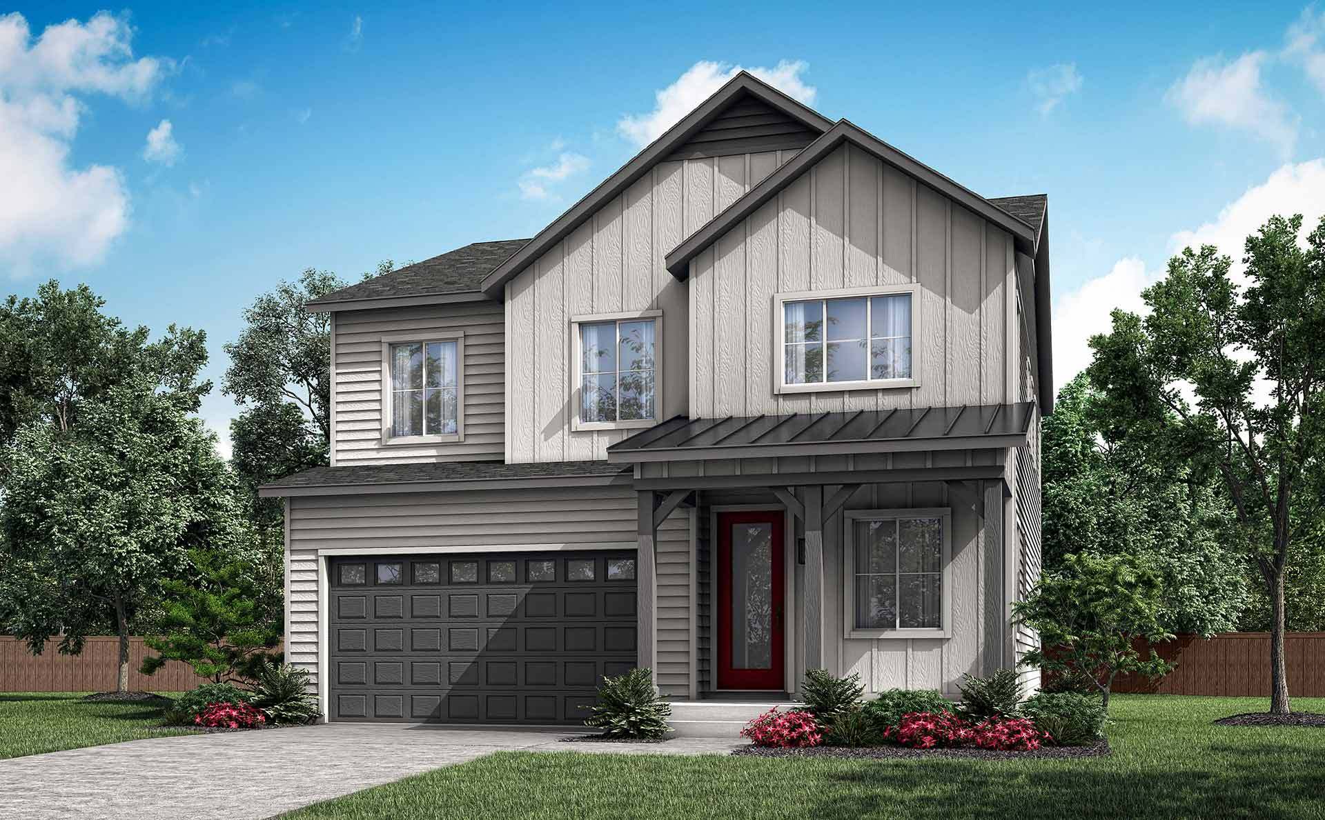 Plan 3503 A:Colorado Farmhouse Style Exterior