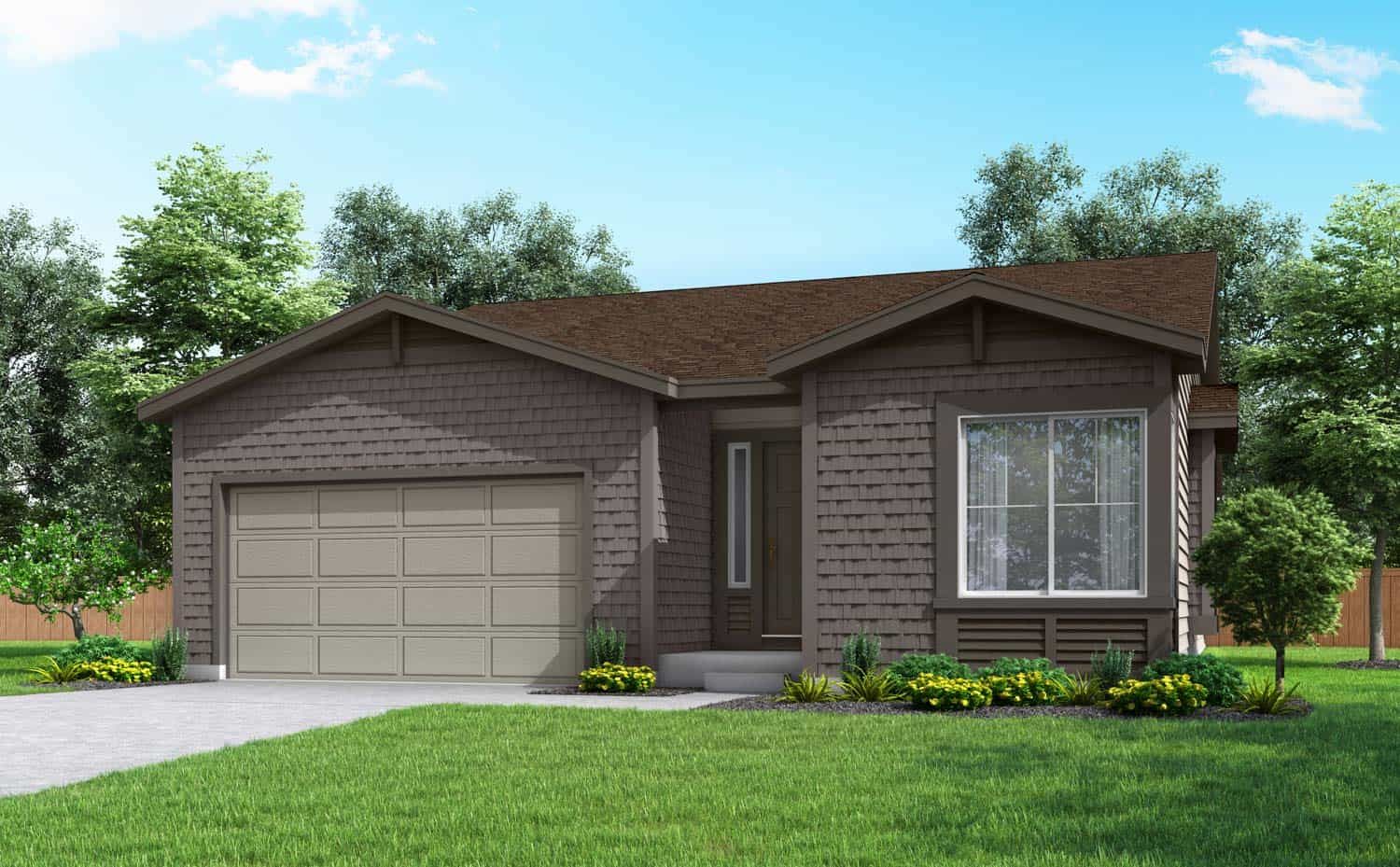 Plan 4031 A:Craftsman Exteror