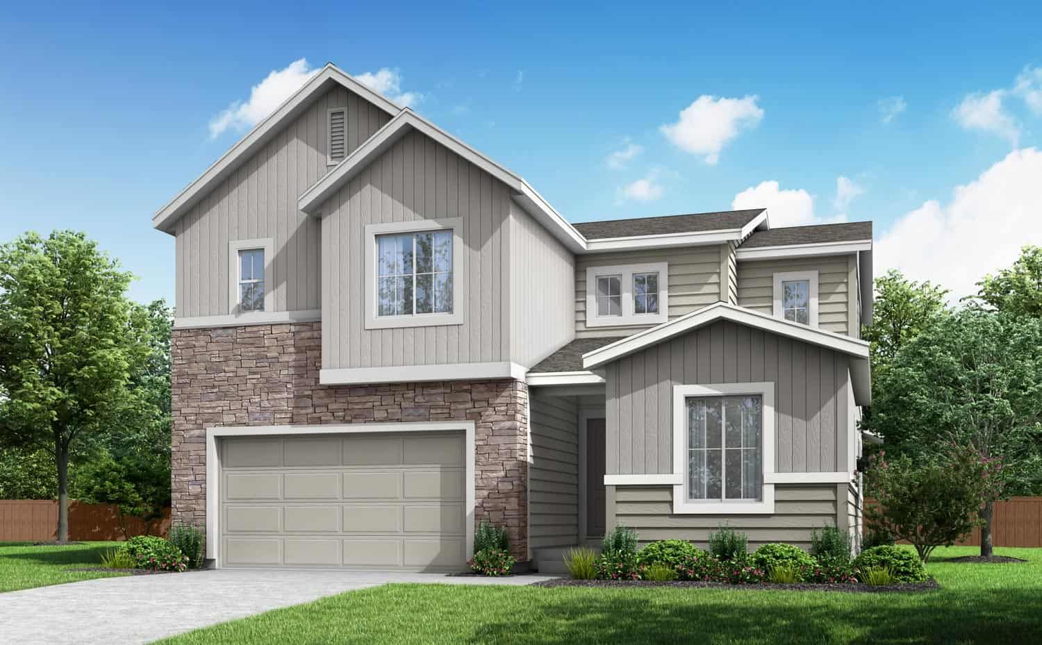 Plan 4035 B:Colonial Exterior