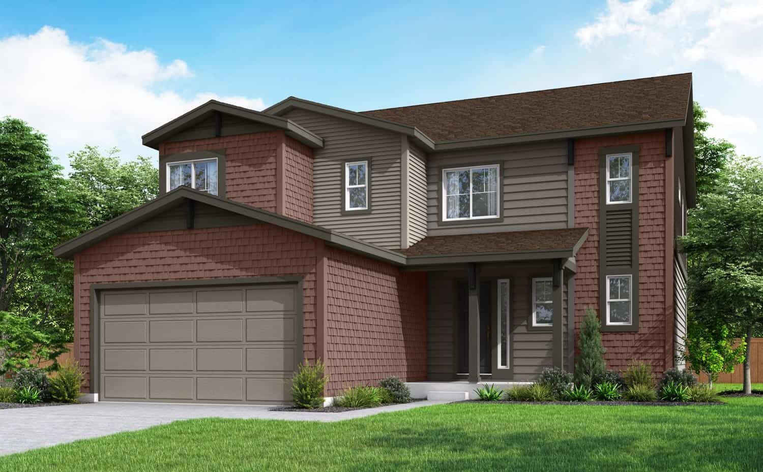 Plan 4034 A:Craftsman Exterior