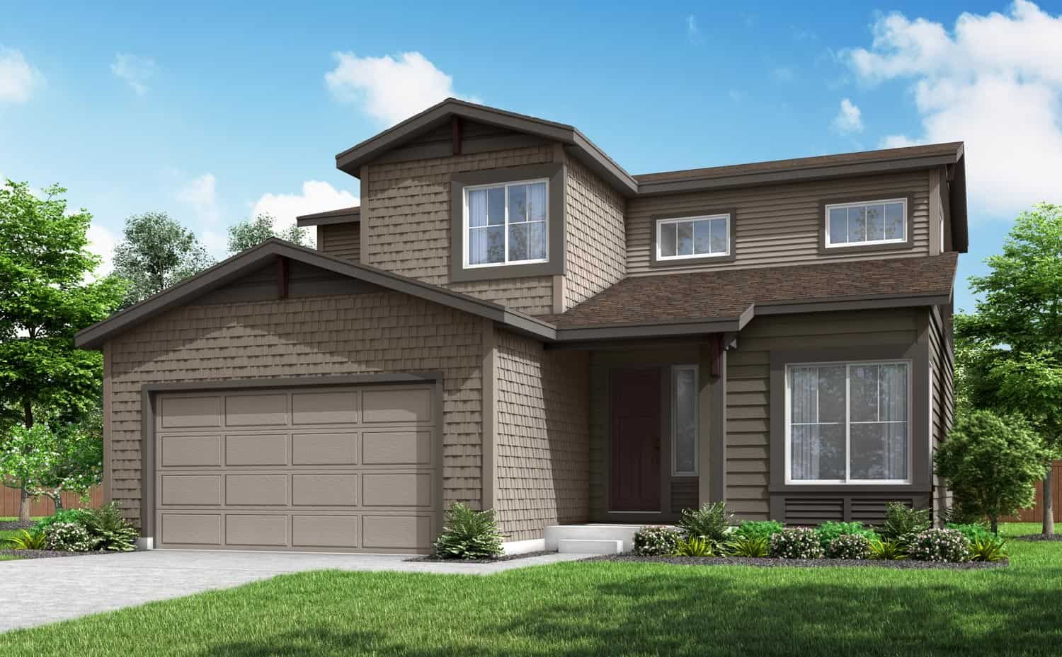 Plan 4032 A:Craftsman Exterior