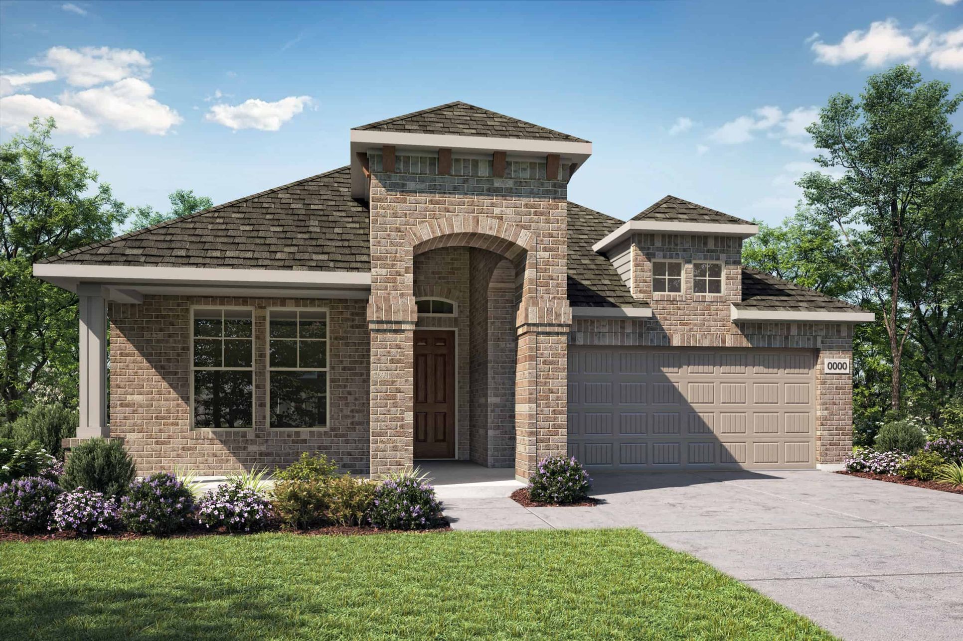 Elevation Rendering:Exterior Style G