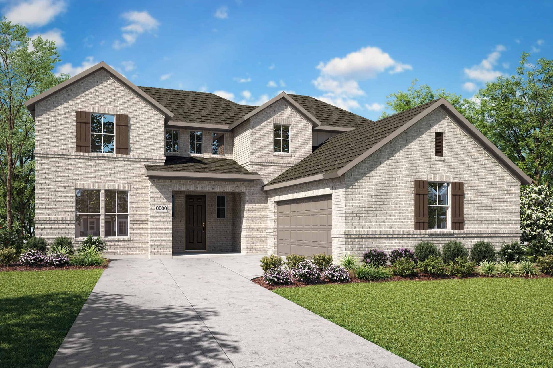 Elevation Rendering:Exterior Style B