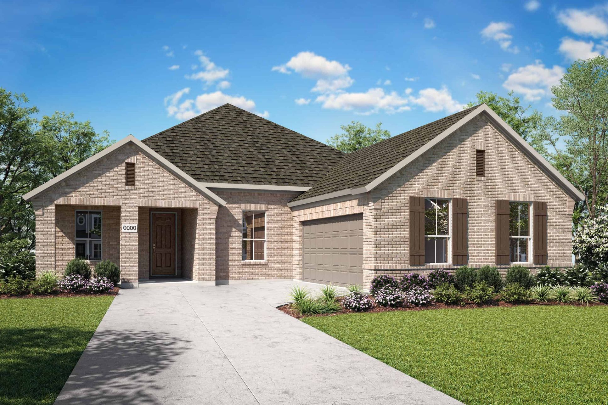Elevation Rendering:Exterior Style B