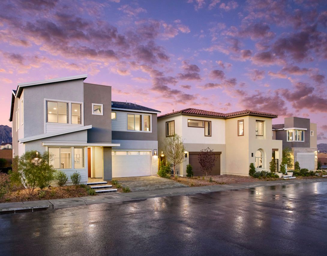 Street Scene:Azure Park in North Las Vegas