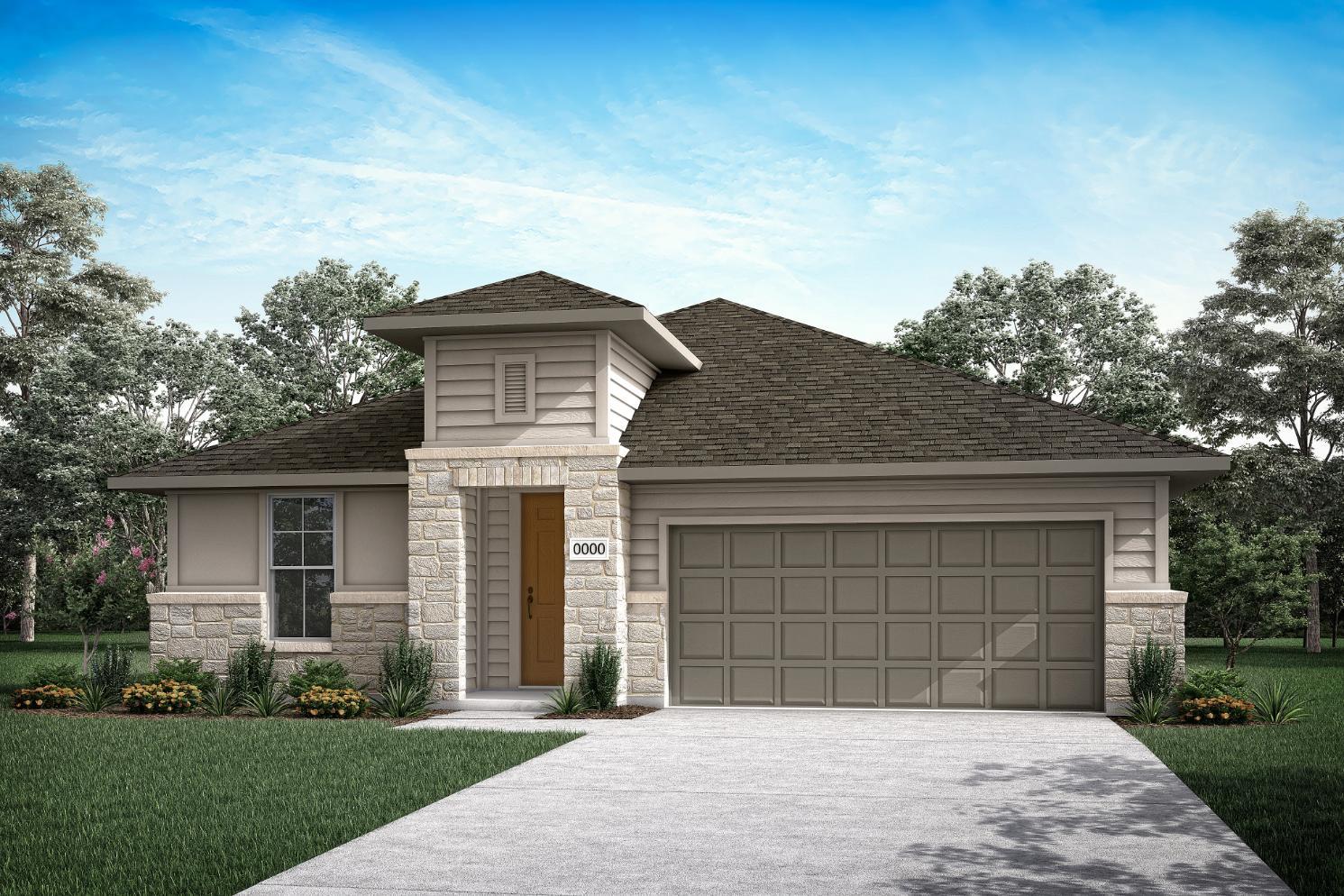 Elevation Rendering:Exterior Style K
