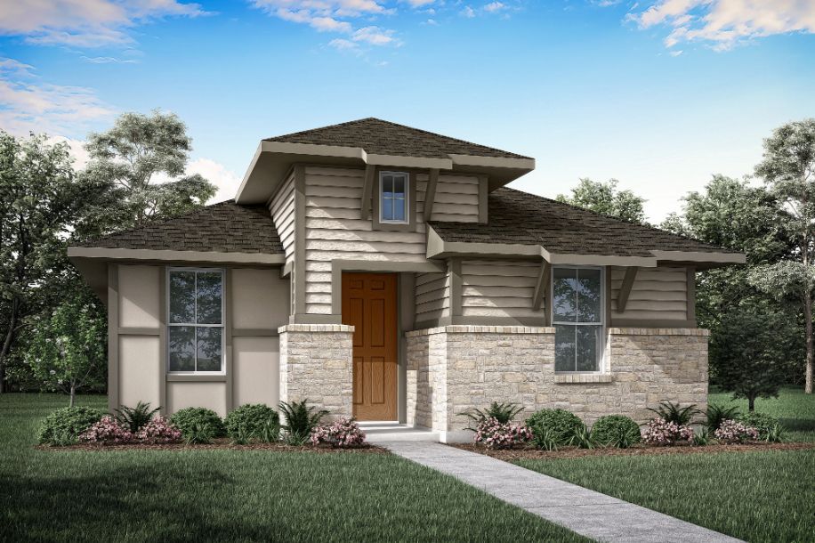Elevation Rendering:Exterior Style A