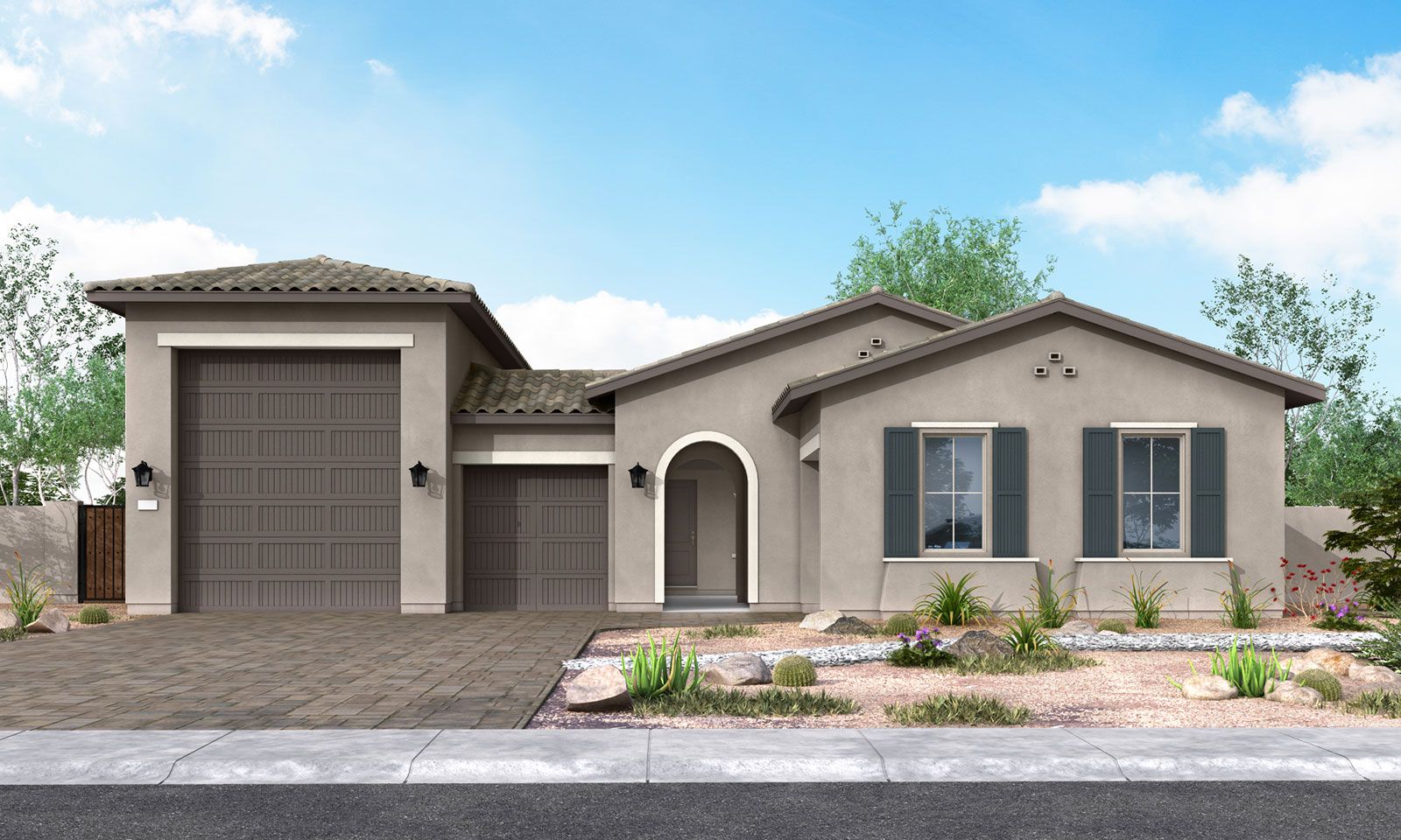 Iris Plan 60-1:Spanish Exterior Style A