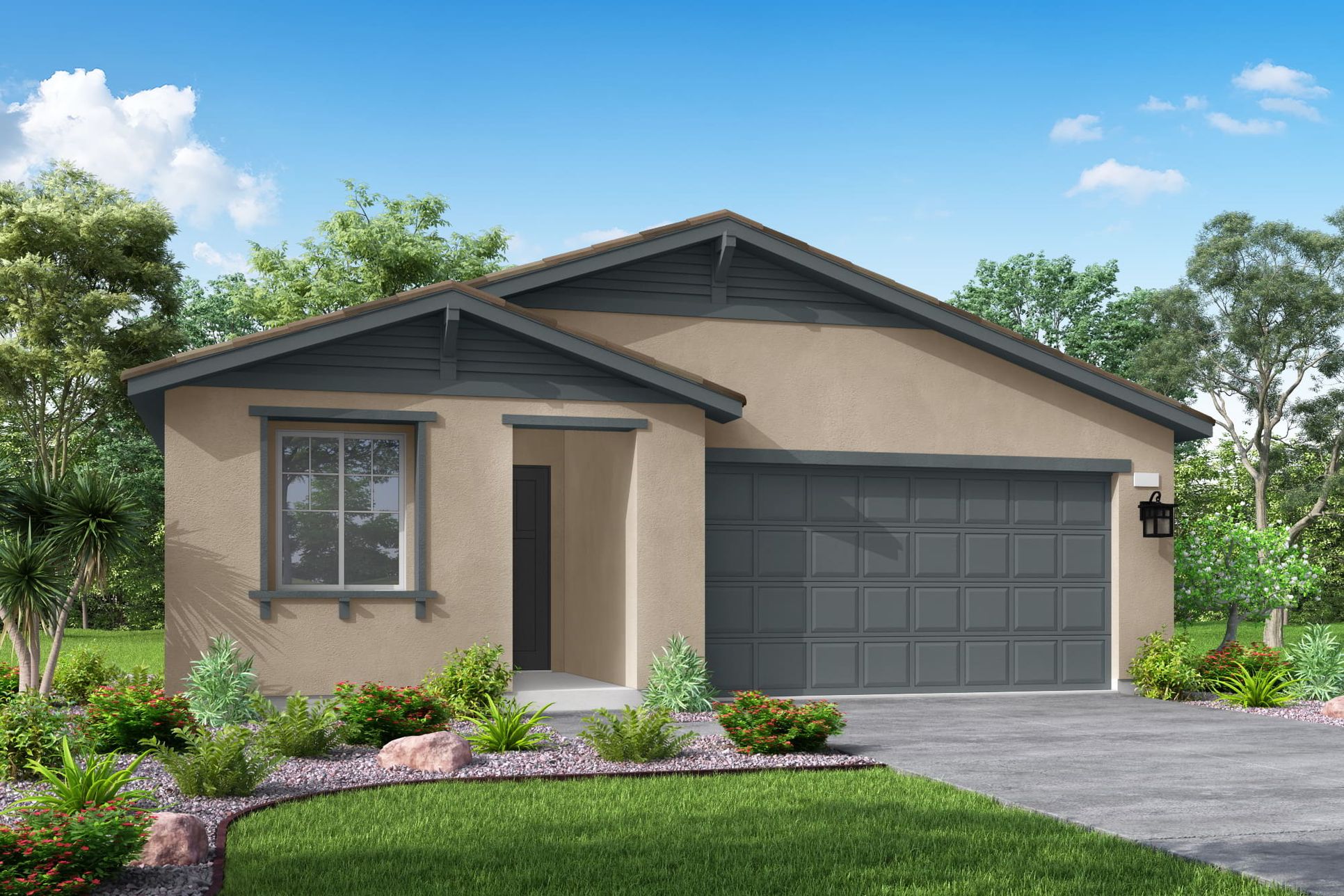 Rosetta - Plan 4C - Exterior Rendering:Rosetta - Plan 4C - Exterior Rendering