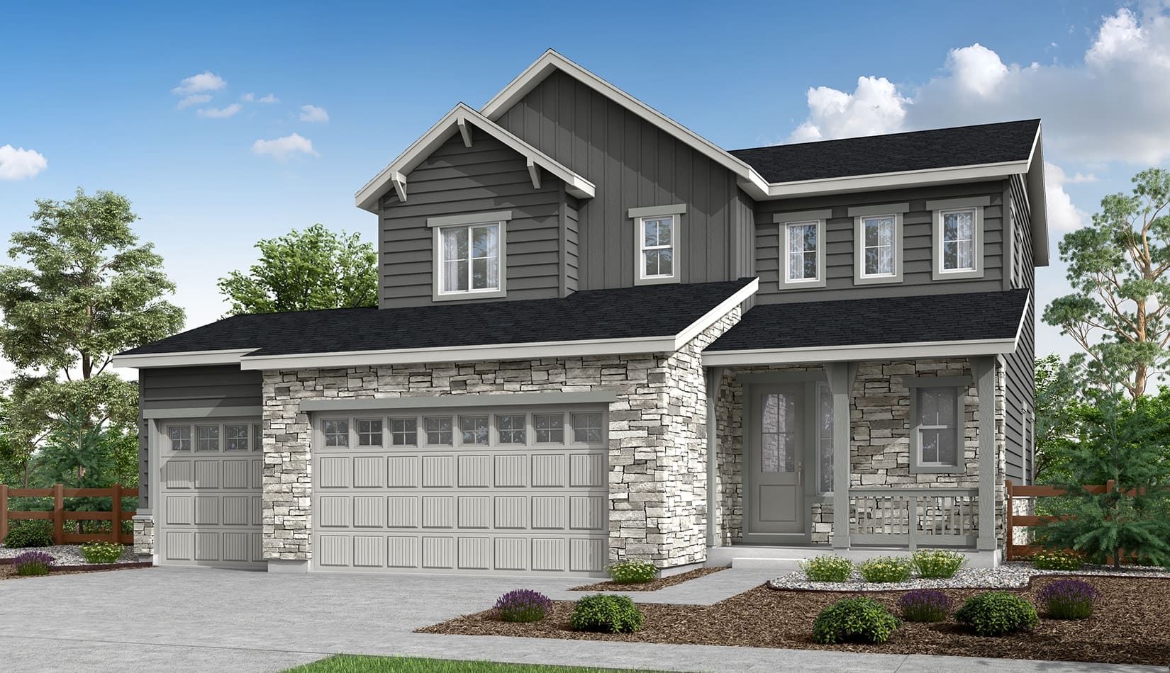 Prelude Plan 3507 B:Colorado Ranch Style Exterior