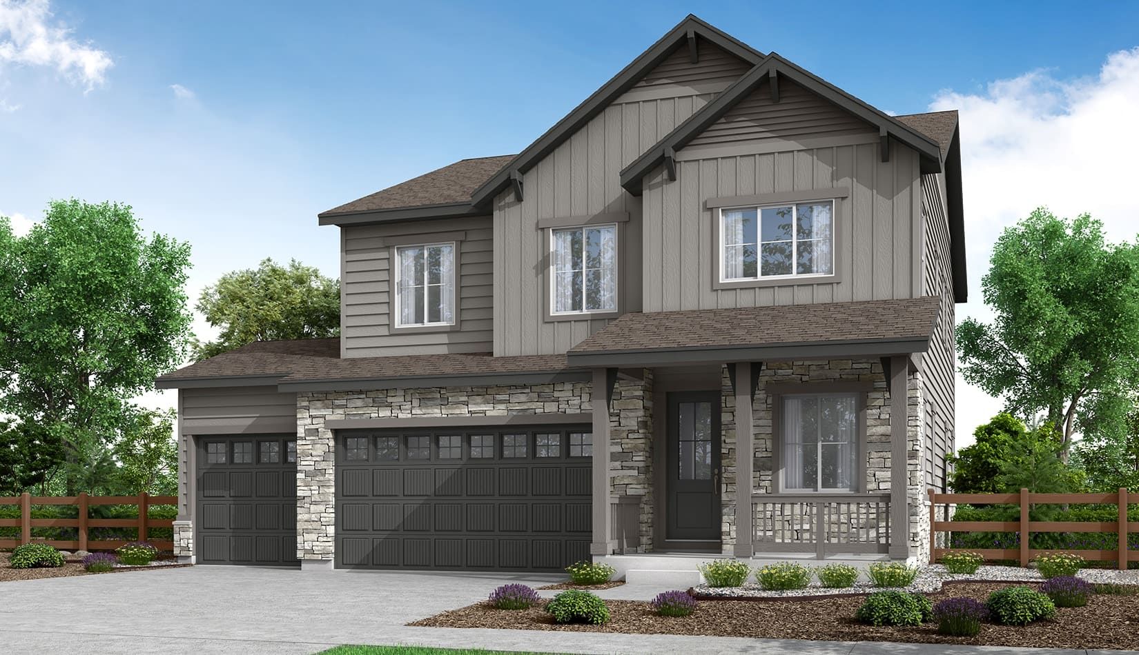 Prelude Plan 3503 B:Colorado Ranch Style Exterior