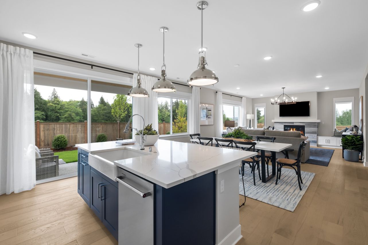 Plan A-300 Model Home:Main Floor Living Area