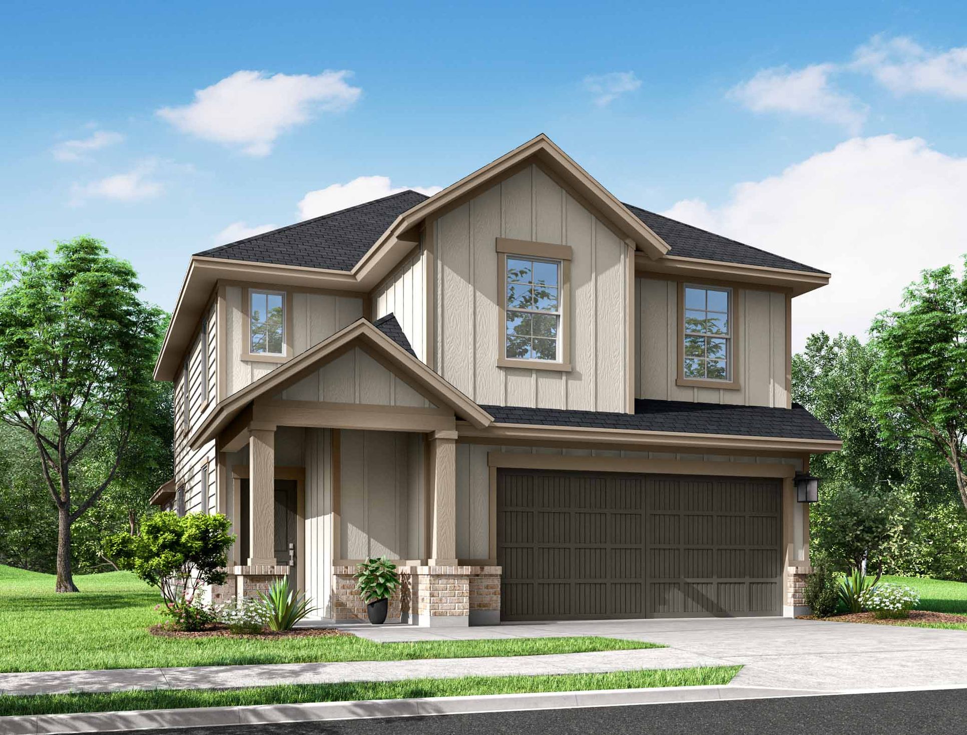 The Ridge at Mason Woods:Representative Only | Barton Plan | Elevation B