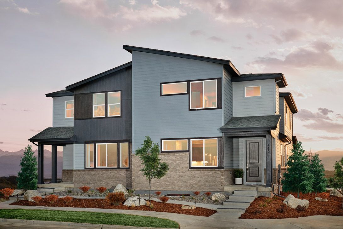 Plan 3 & 4 Exterior:Modern Style Exterior