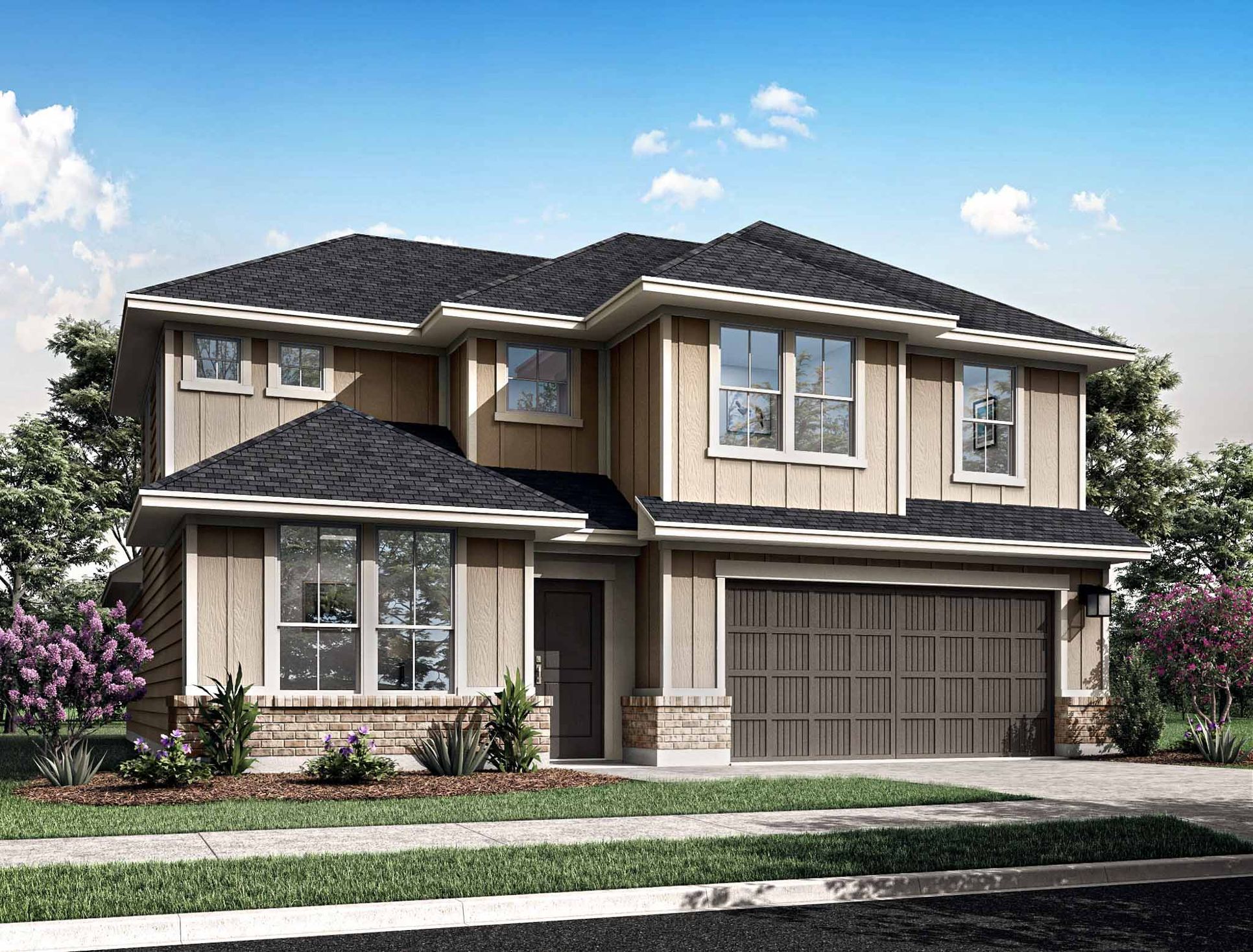 The Timbers at Mason Woods:Buescher Plan | Elevation A