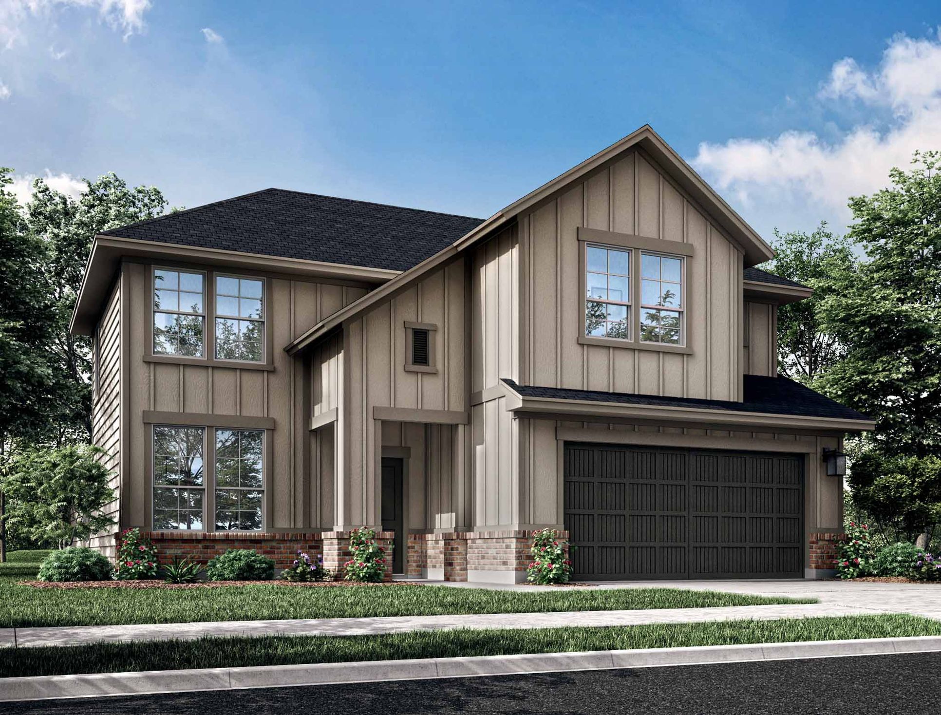 The Timbers at Mason Woods:Representative Only | Perdernales Plan | Elevation B