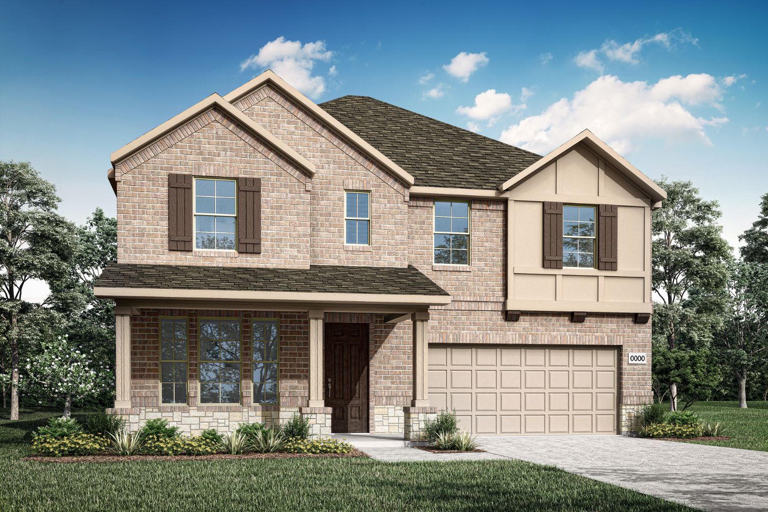 Ivy Floorplan:Exterior Style I