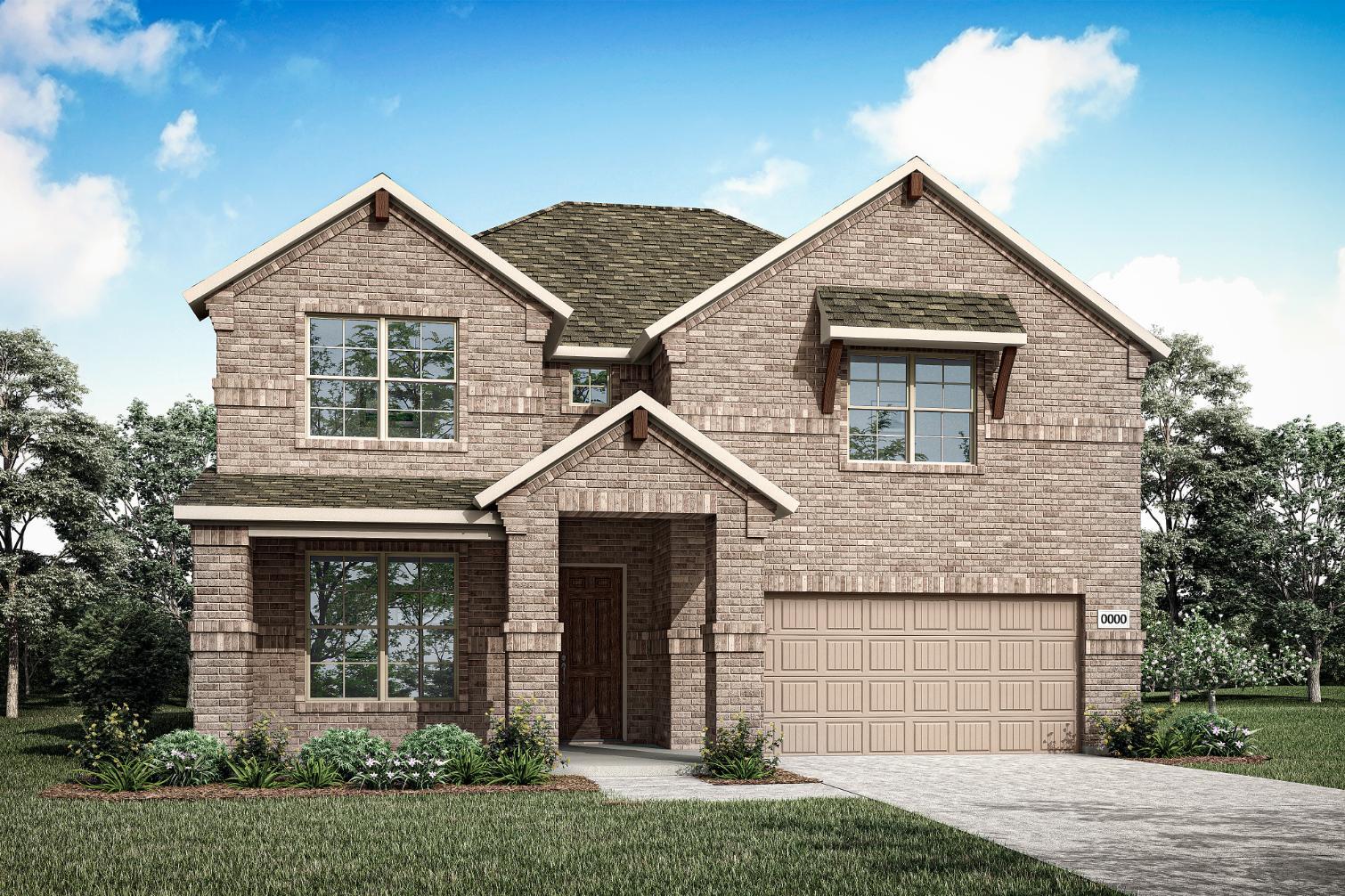 Emery Elevation Rendering:Exterior Style H