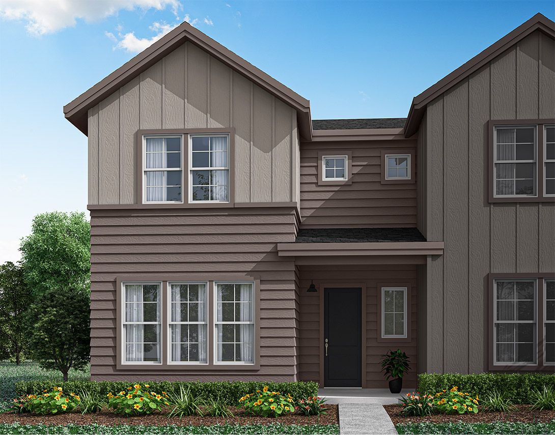 Plan B | Exterior Rendering:Example of Farmhouse Style Exterior