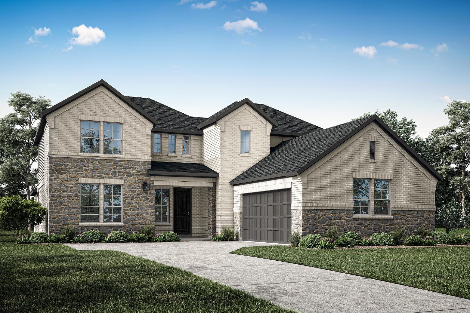 Elevation Rendering:Exterior Style C