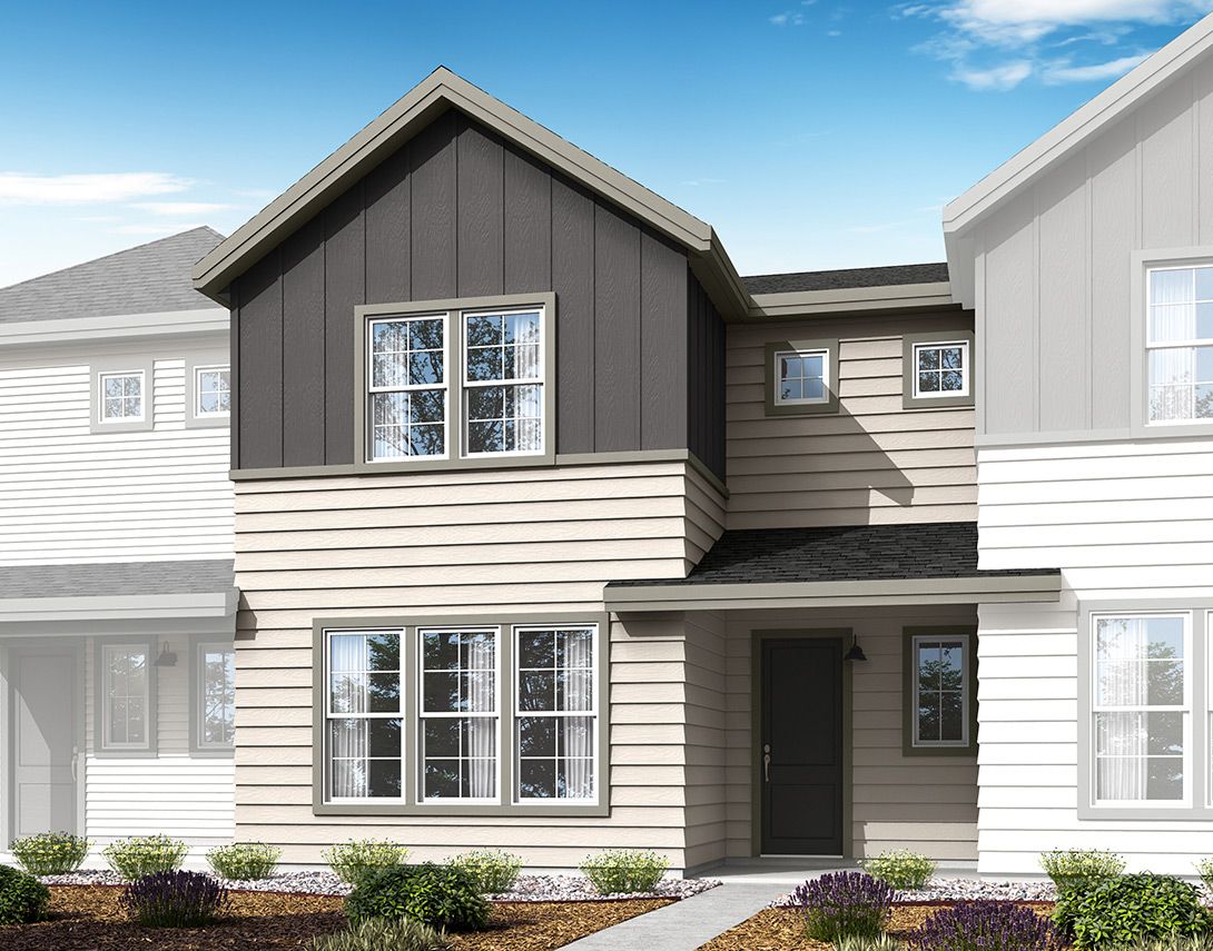 Plan B | Exterior Rendering:Example Plan B Farmhouse Exterior