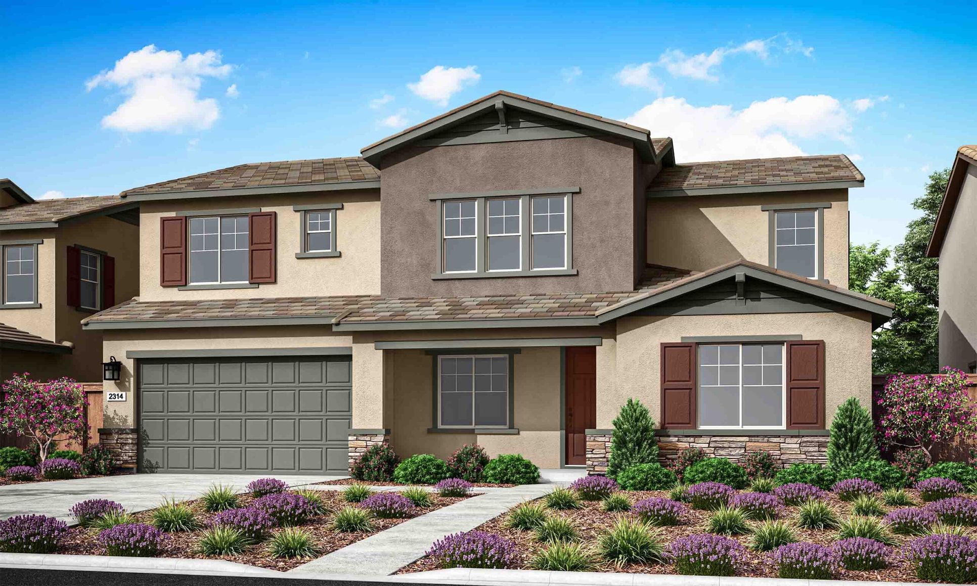 Wildblossom at Montelena:Plan 2B - Artist Rendering
