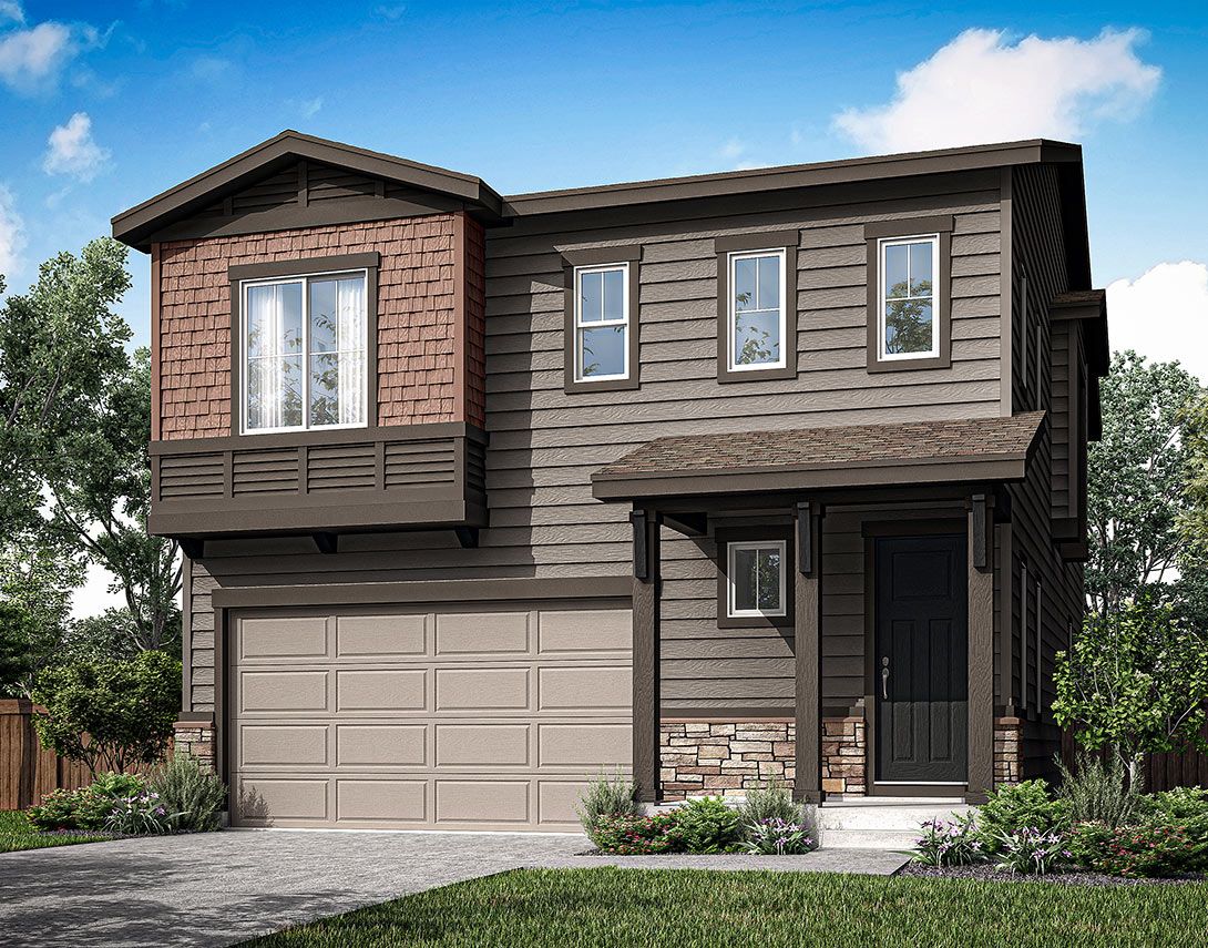 Plan 3002 [A] | Exterior Rendering:Example Craftsman Exterior [A]