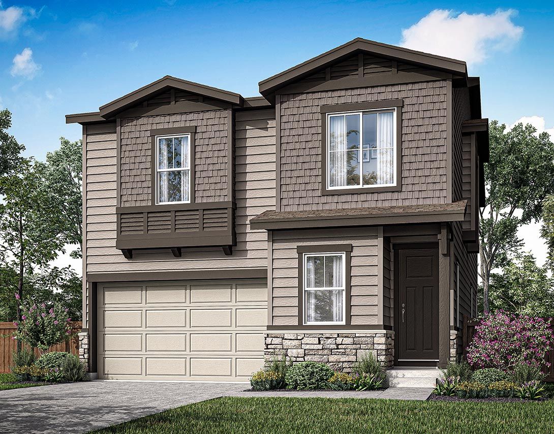 Plan 3003 [A] | Exterior Rendering:Example Craftsman Exterior [A]