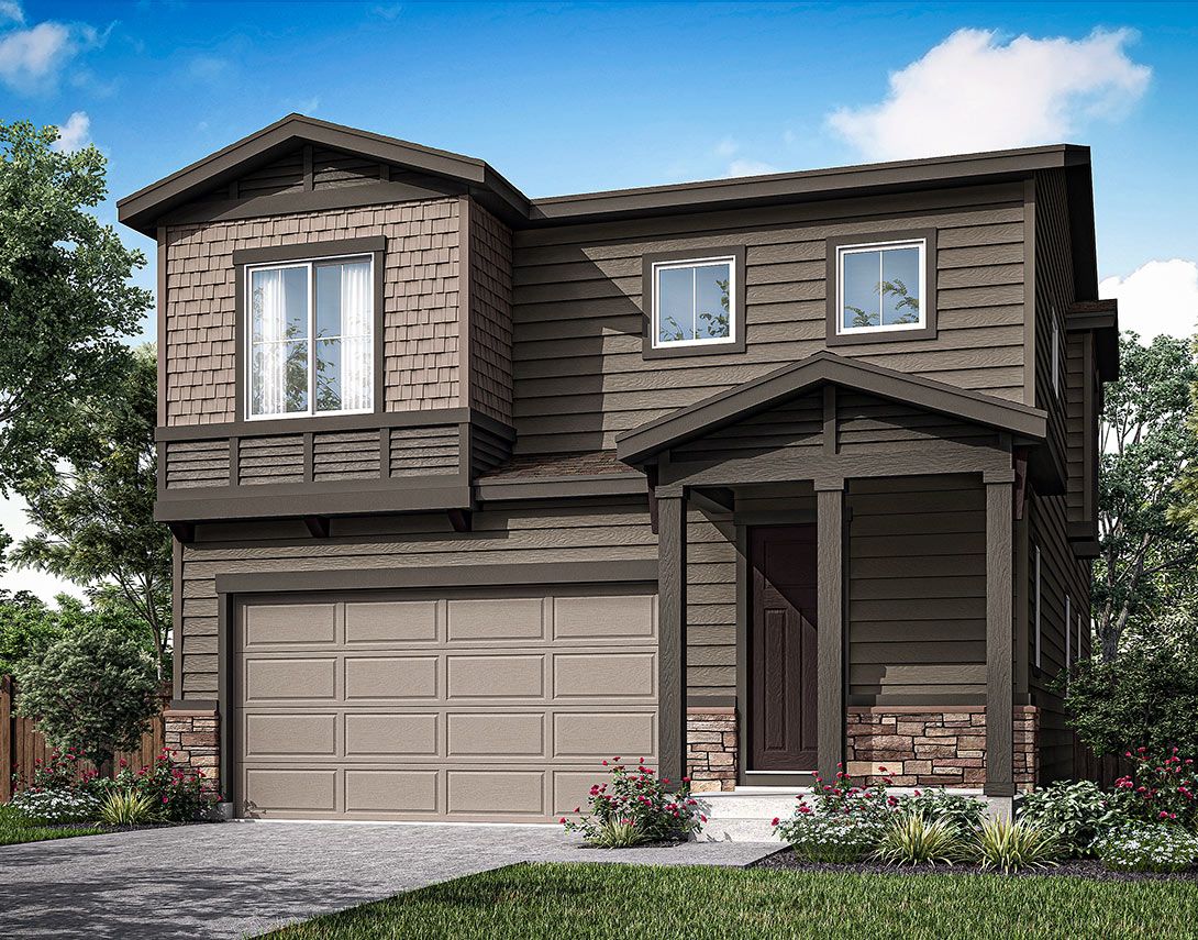 Plan 3001 [A] | Exterior Rendering:Example Craftsman Exterior [A]