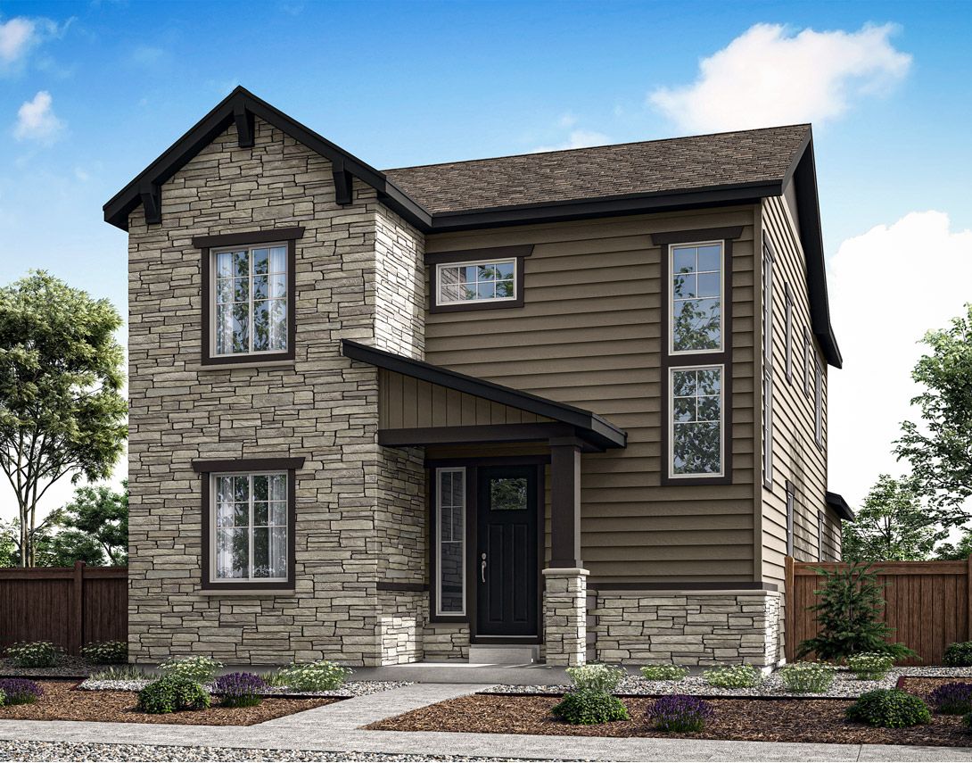 Plan 2804 A:Modern Craftsman Style Exterior