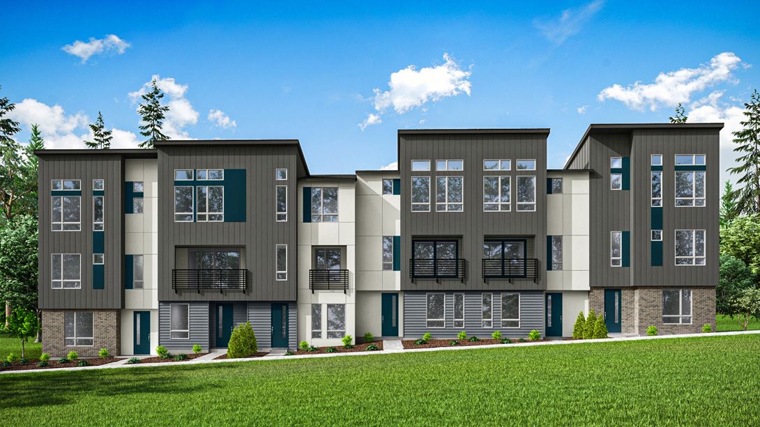 Willows 124 Building 16:Exterior Style F - Metro Modern