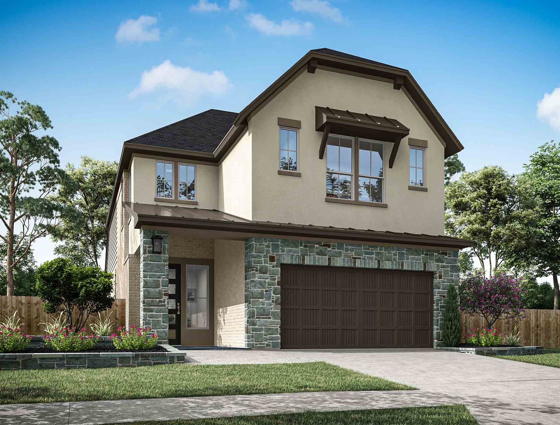 Trillium 40':Representative Only | Cormorant Plan | Elevation E