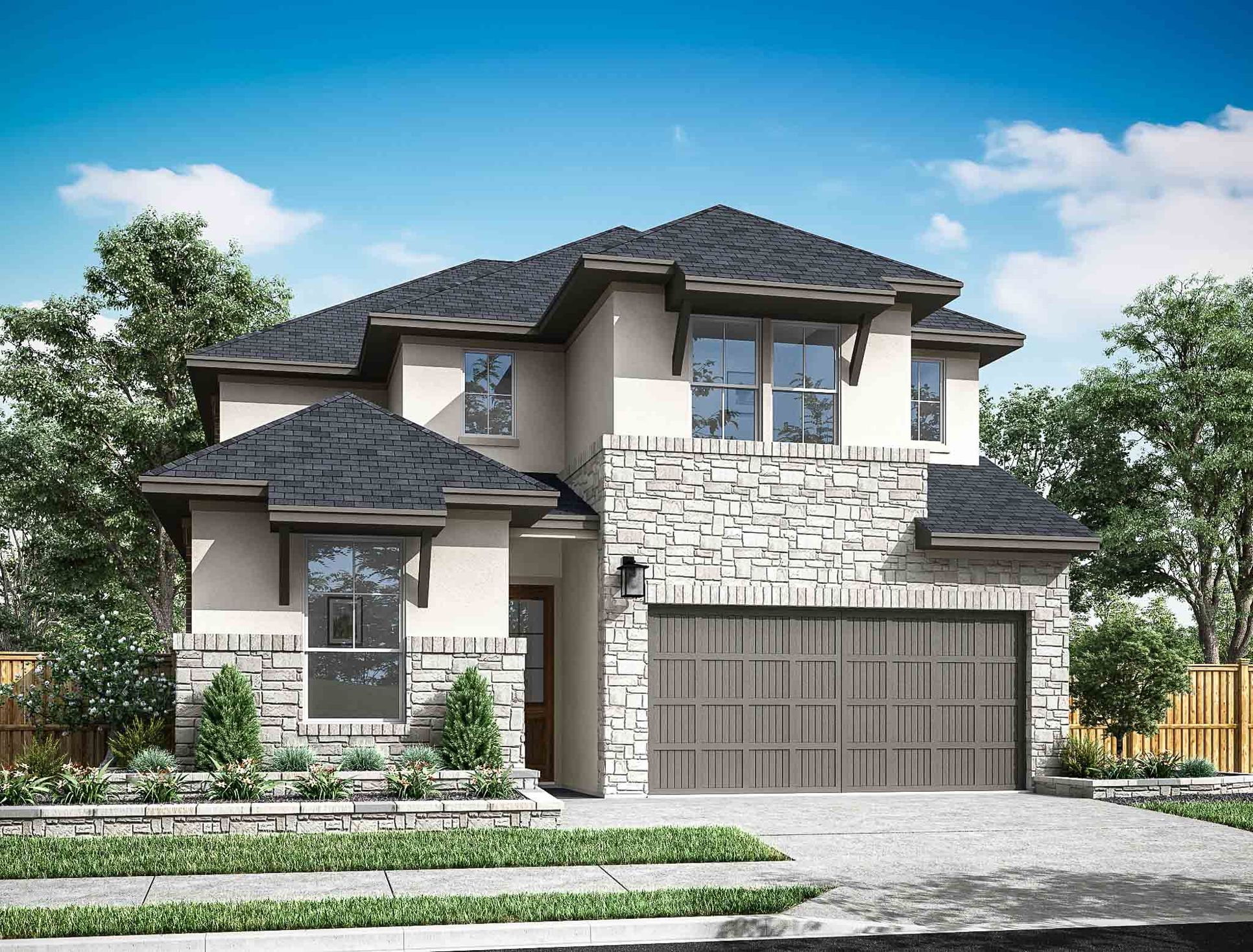 Garden Glen at Clopton Farms:Representative Only | Whimbrel Plan | Elevation D