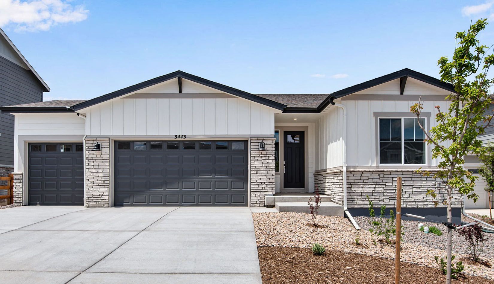 3443 N Gold Bug:Modern Craftsman Style Exterior