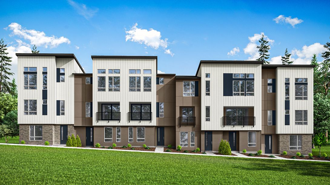 Willows 124 Building 19:Exterior Style F - Metro Modern