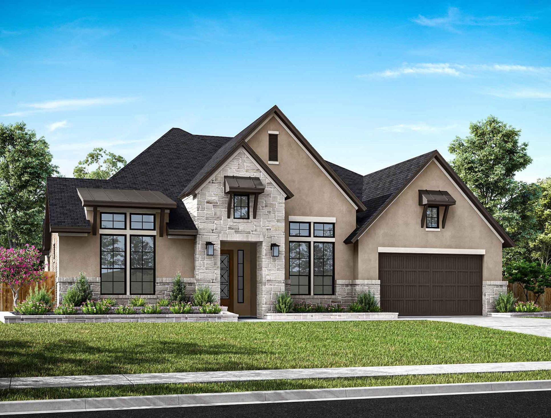 Bridgeland 70':Representative Only | Lisbon Plan | Elevation D