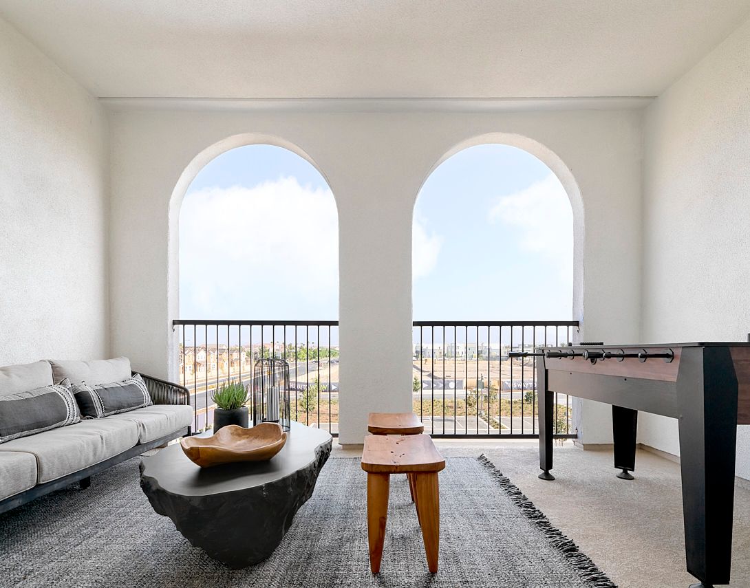 Sage Court at Chino:Plan 3 Model Home Deck